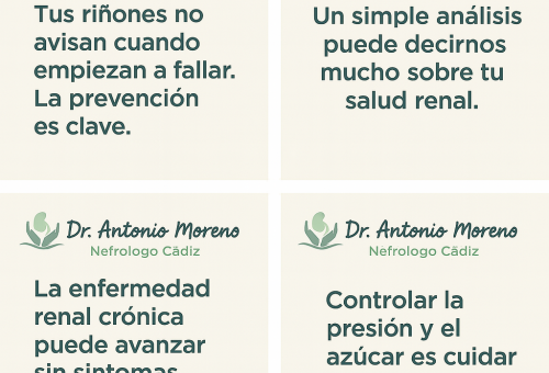 Píldoras informativas sobre la enfermedad renal crónica Píldoras informativas sobre la enfermedad renal crónica
